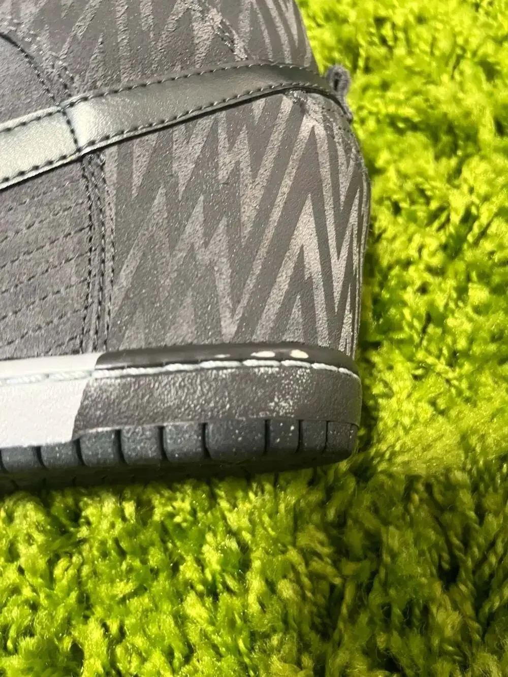 Nike Dunk Sky High Wedge Dark Loden Print Women's Size 8 - Picture 7 of 10